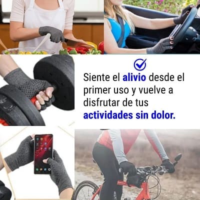 GUANTES DE COMPRESIÓN PARA ARTRITIS