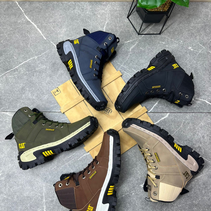 Bota CAT Rock Trail Premium – Resistencia y estilo que imponen presencia