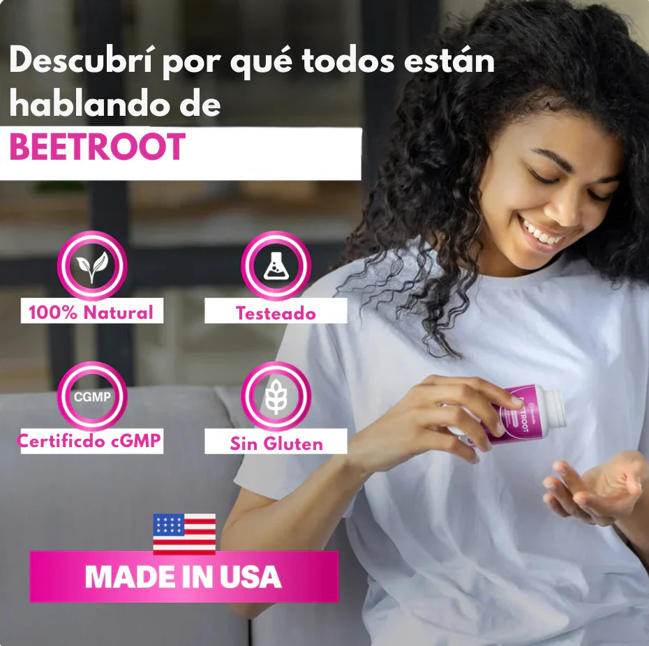 BEETROOT 60 CAP/ PRECION ARTERIAL Y RENDIMIENTO OPTIMO