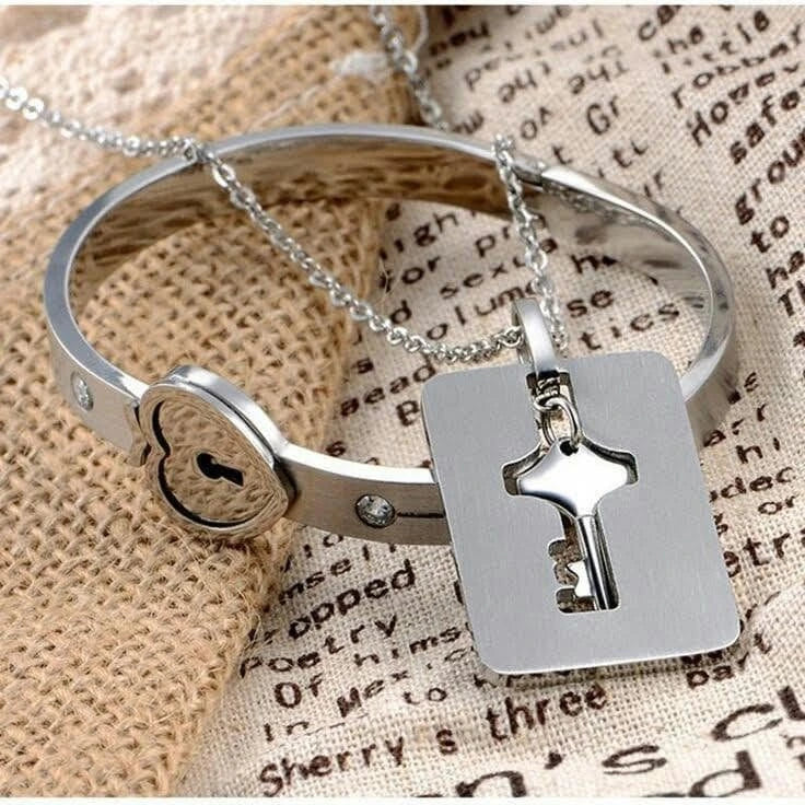 Collar + Pulsera Parejas ✨Vínculo Eterno✨