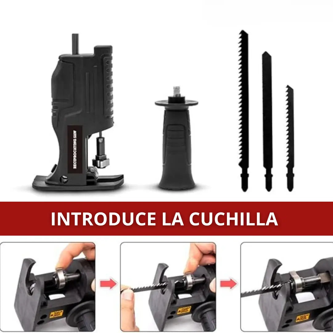 Adaptador De Sierra. Convierte tu taladro en una caladora profesional en segundos