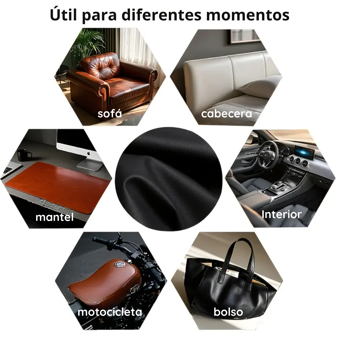 2x1 PARCHE DE REPARACION DE CUERO 150x50 cm