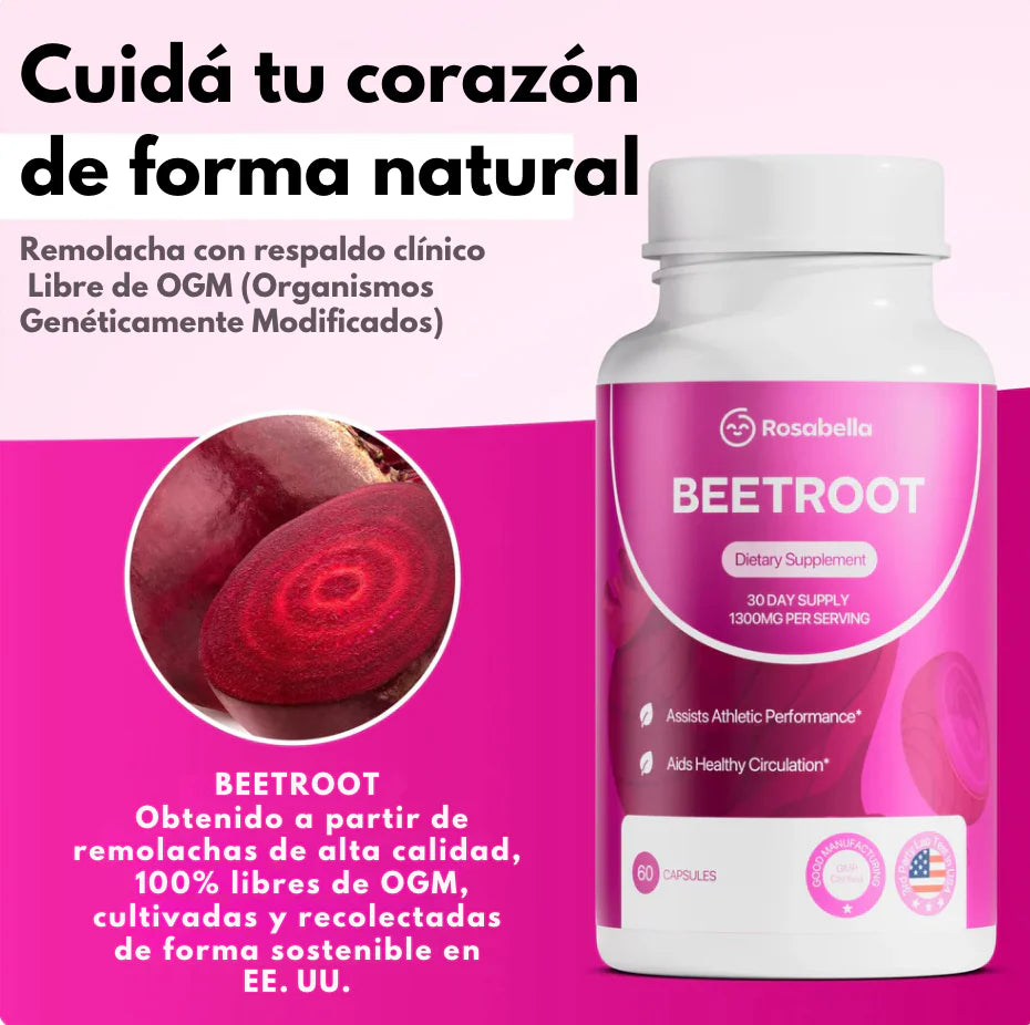 BEETROOT 60 CAP/ PRECION ARTERIAL Y RENDIMIENTO OPTIMO