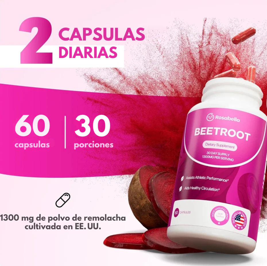 BEETROOT 60 CAP/ PRECION ARTERIAL Y RENDIMIENTO OPTIMO