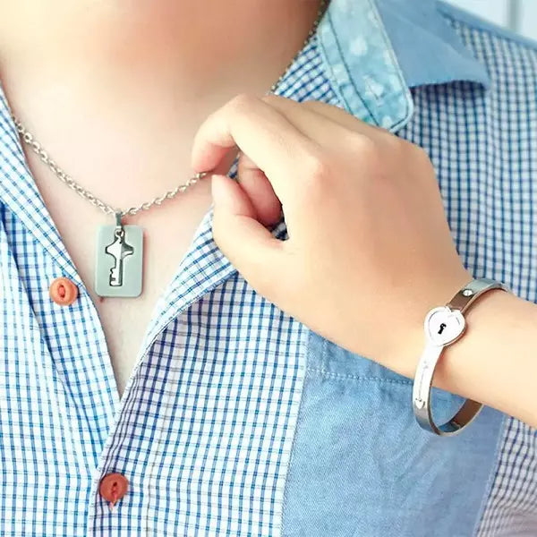Collar + Pulsera Parejas ✨Vínculo Eterno✨