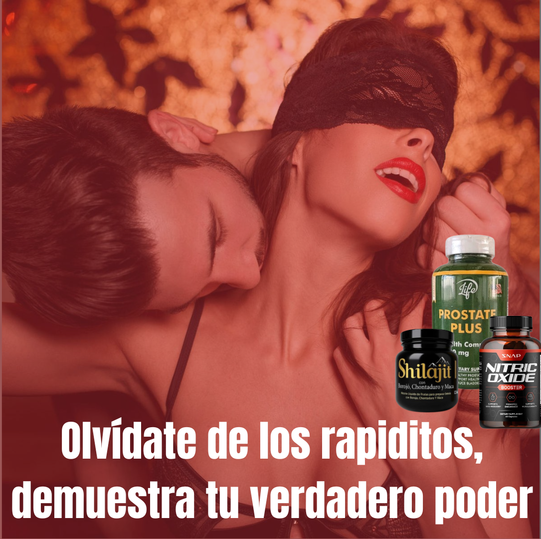 COMBO X 3: Recupera tu vitalidad y dile adiós a los problemas de próstata
