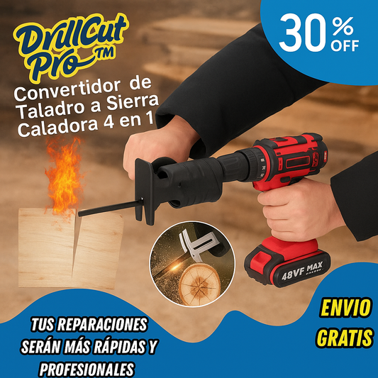 Adaptador De Sierra. Convierte tu taladro en una caladora profesional en segundos