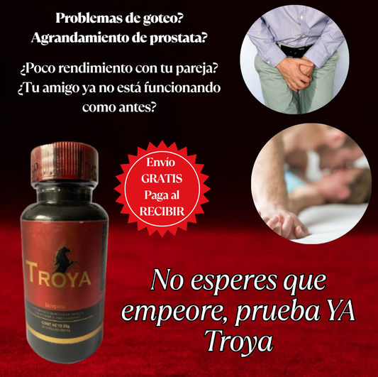 TROYA LICOPENO CONTROL PRÓSTATA - Notificación Sanitaria No. 17968-ALN-0218