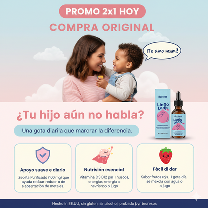 LINGO LEAP, GOTAS QUE POTENCIA EL HABLA Y LA MENTE DE TUS NIÑOS🎯✨
