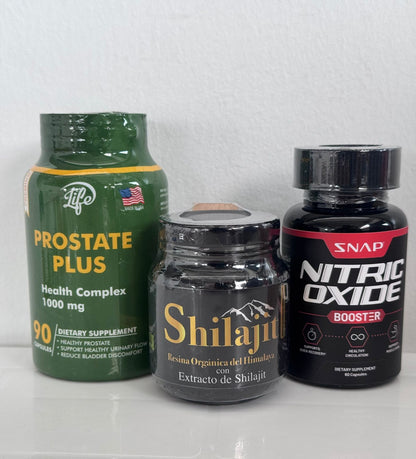 COMBO X 3: Recupera tu vitalidad y dile adiós a los problemas de próstata