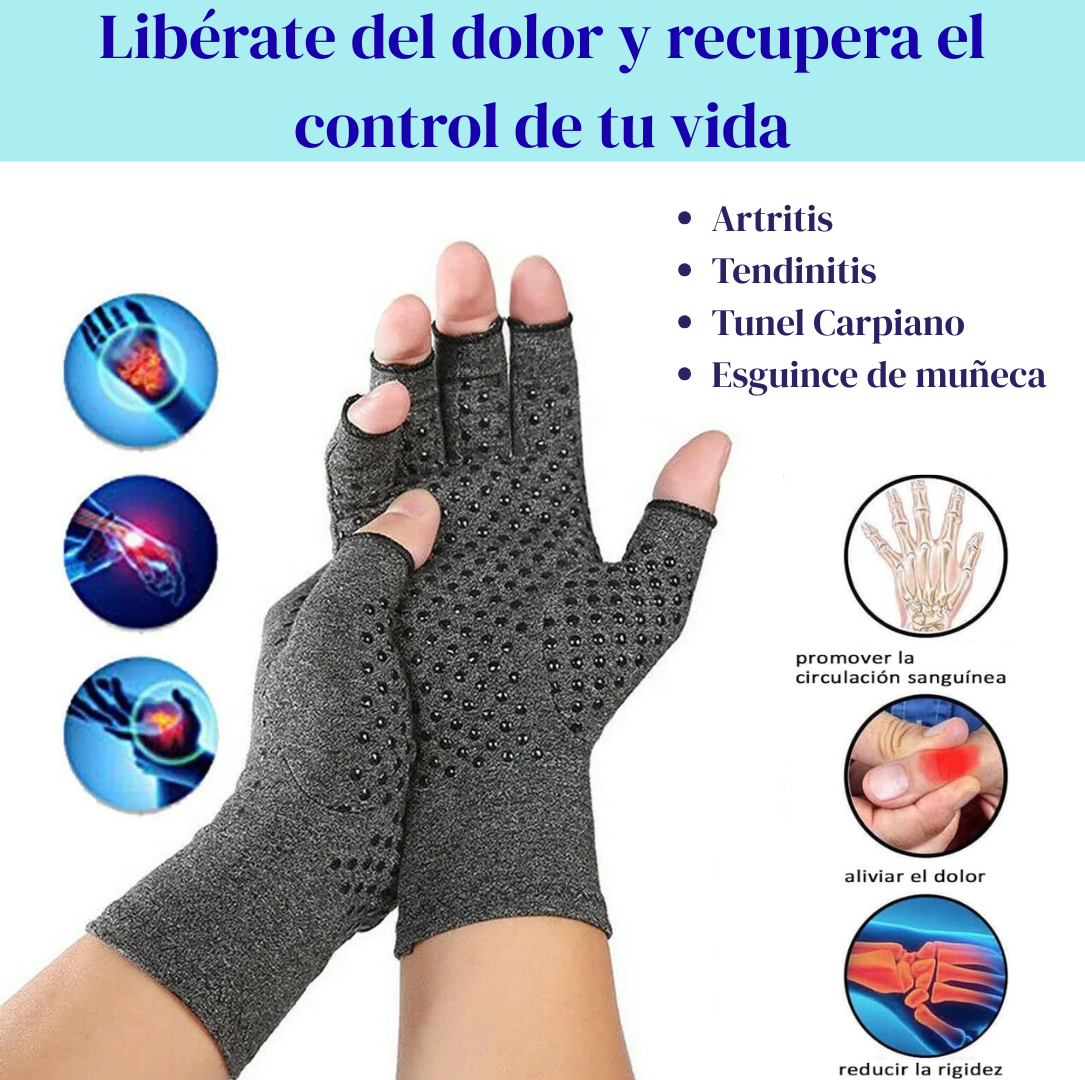 GUANTES DE COMPRESIÓN PARA ARTRITIS