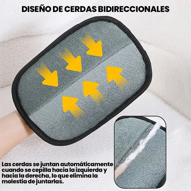 2x1: GUANTE REMOVEDOR DE PELO PARA MASCOSTAS