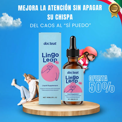 LINGO LEAP, GOTAS QUE POTENCIA EL HABLA Y LA MENTE DE TUS NIÑOS🎯✨
