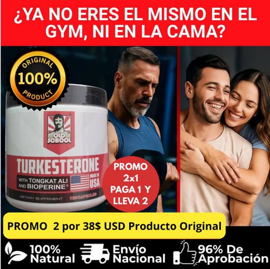 PROMO 2X1. UN TORO EN LA CAMA Y EL GYM CON EL PODER DE TURKESTERONE