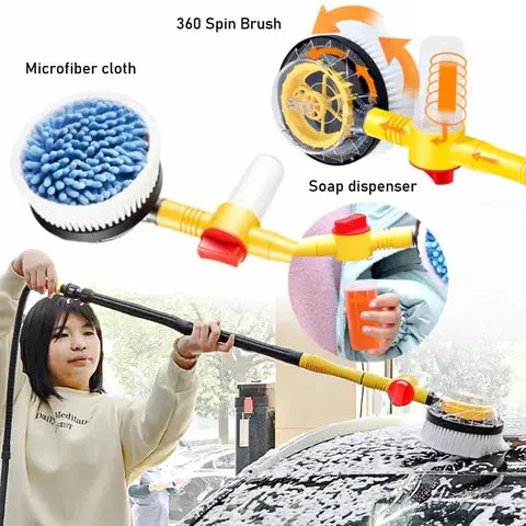 Lava tu auto como un profesional… Con el CEPILLO AUTOCLEAN 360