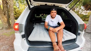 Convierte tu auto en un lugar cómodo para descansar en segundos 🚗💤