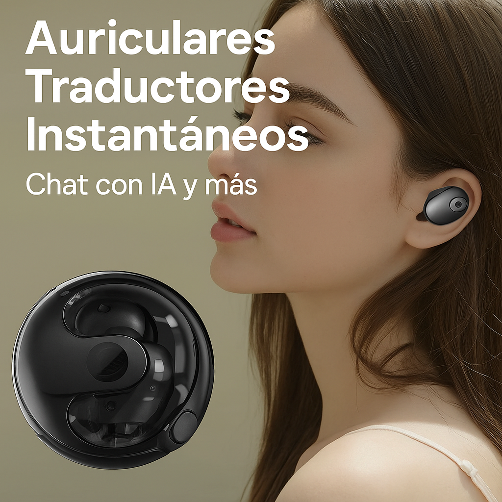 AURICULARES INTELIGENTES TRADUCTOR CON IA  (JM13)
